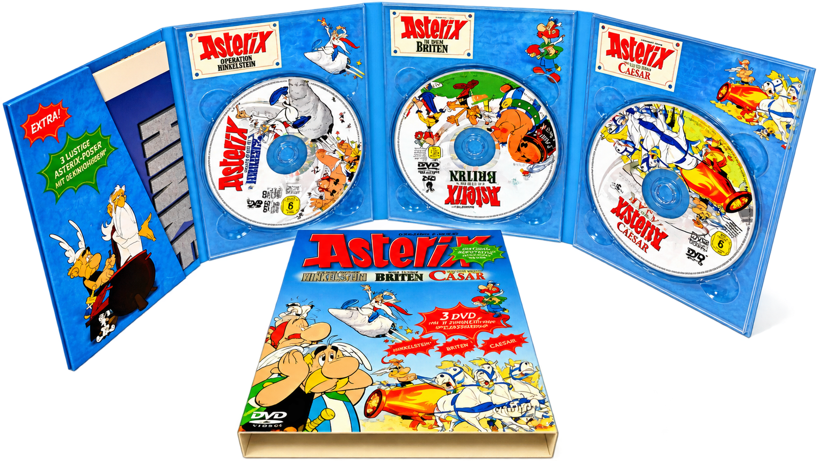 Goscinny & Uderzo – Asterix – Box 2 – 3 DVDs