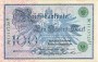 100 Mark Reichsbanknote 1908 grünes Siegel R