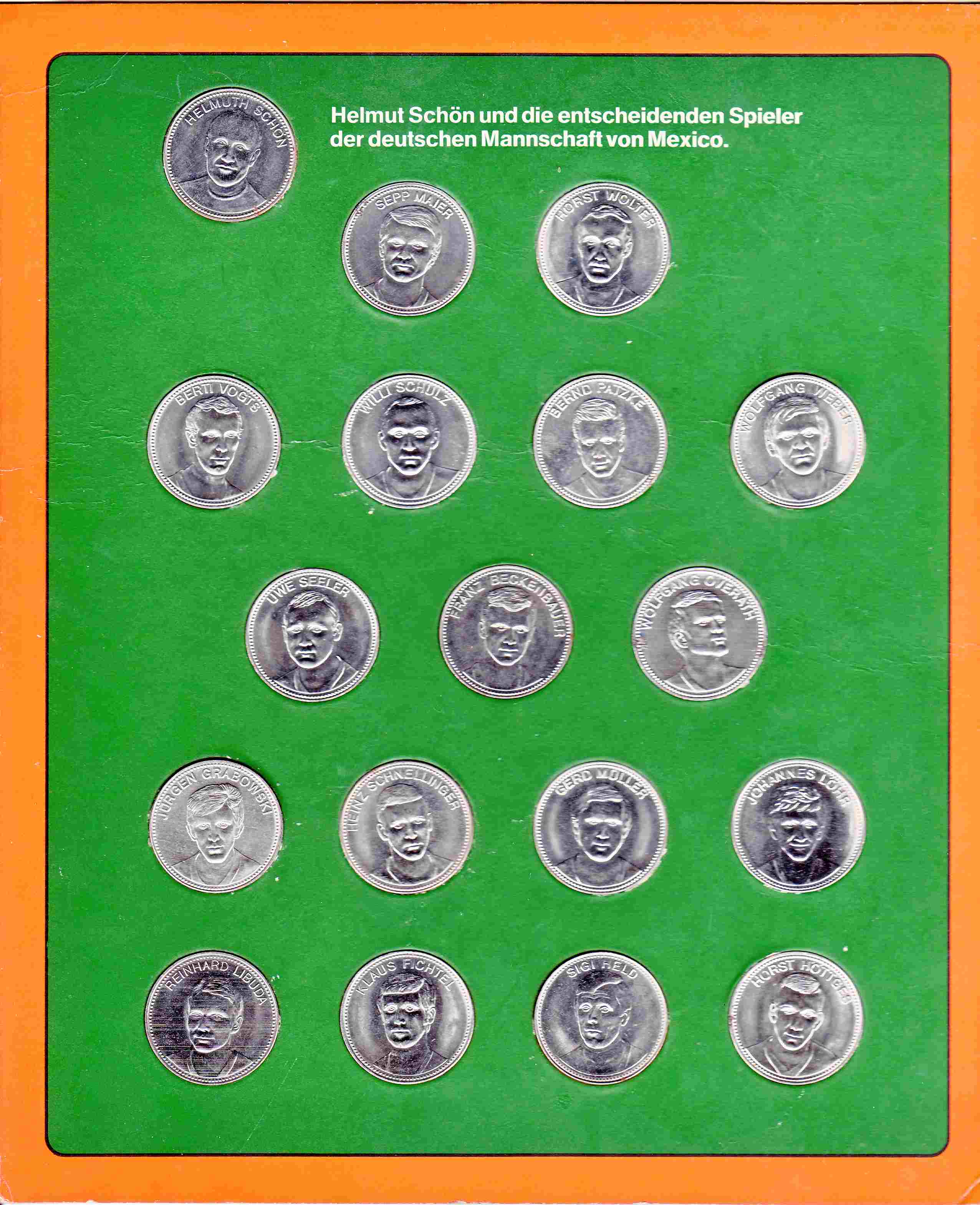 Sammelmappe & Medaillensatz UdSSR - Shell 1970
